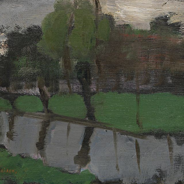 Piet Mondrian — Я встретил Вильгена в воде.