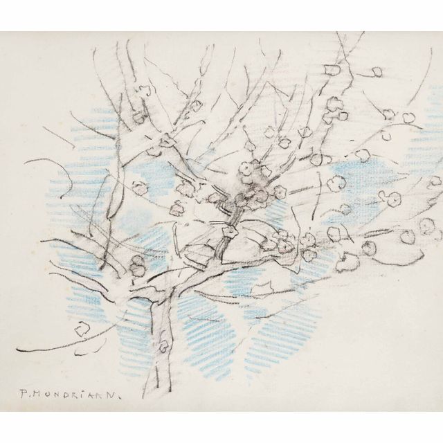 Piet Mondrian — Цветущее дерево