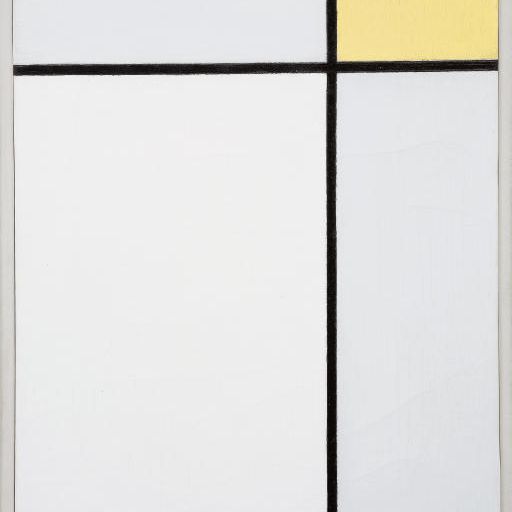 Piet Mondrian — Композиция с желтым и красным цветами