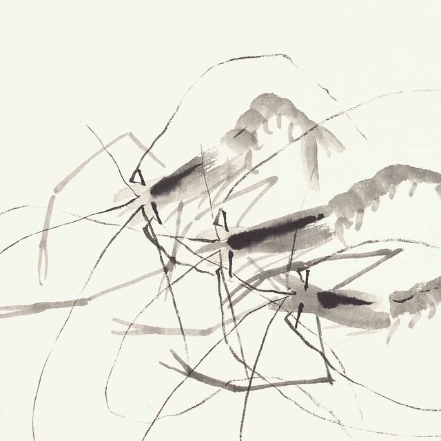 Qi Baishi — креветка