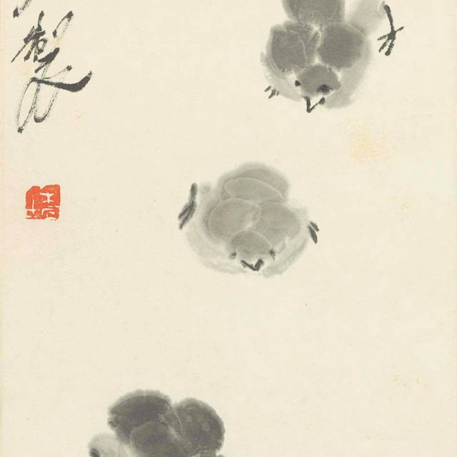 Qi Baishi — птенцы