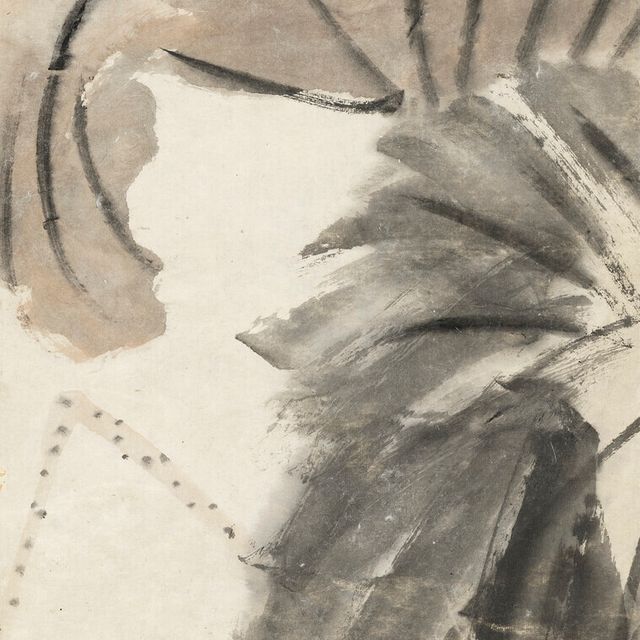 Qi Baishi — Лотос и утка
