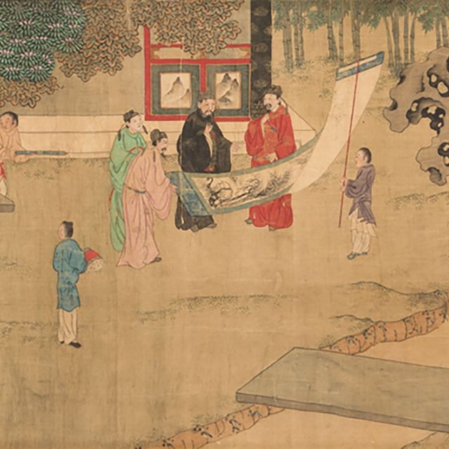 Qiu Ying — Ученые предавались неторопливым занятиям