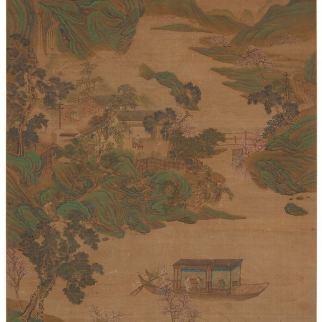 Qiu Ying — Любуясь цветущей сливой