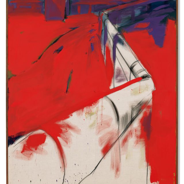 Rainer Fetting — Rotes Mauerbild [Картина на красной стене]