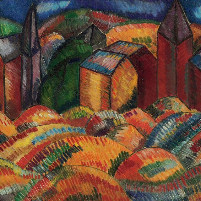 Raoul Dufy — Дом руж в Сент-Адресе