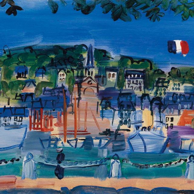 Raoul Dufy — Бассейн Довиля