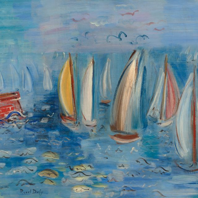 Raoul Dufy — Блюда в стиле красного моря в Гавре