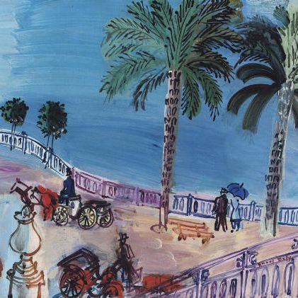 Raoul Dufy — Ницца, улица Эскалер-ле-Сейдж