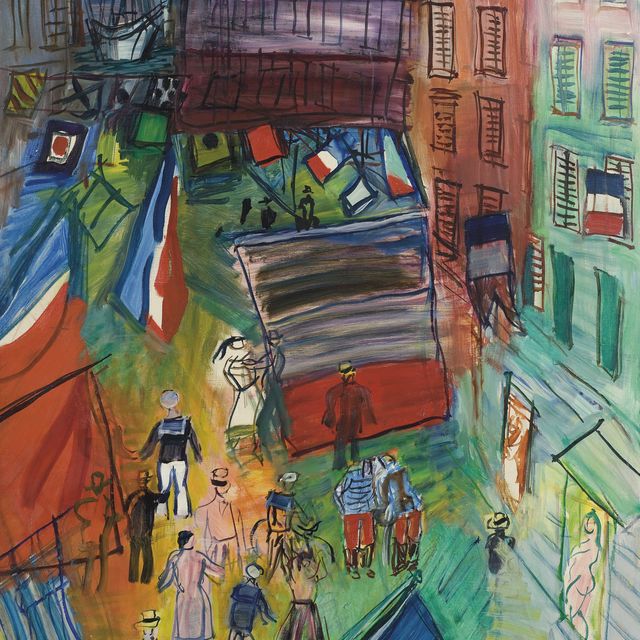 Raoul Dufy — Улица павуазье в море