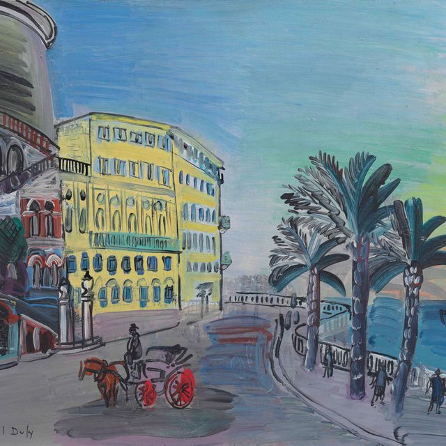 Raoul Dufy — Отель Suisse в Ницце и на экскурсии по "мысу Рауба"