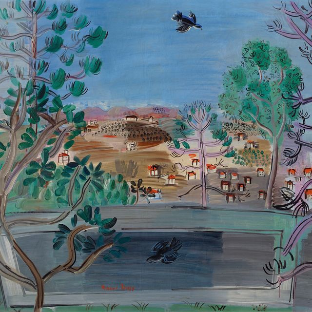 Raoul Dufy — Ресторан для игры в гольф в Жуане, в стиле л'Уизо