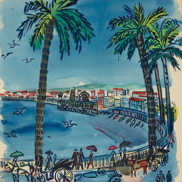 Raoul Dufy — Ницца, прогулка по английской набережной о-муэт