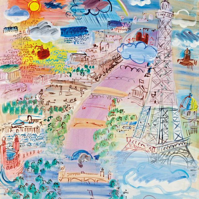 Raoul Dufy — Париж и Эйфелева башня