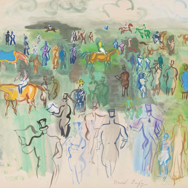 Raoul Dufy — Аристократы и аристократки в Пелузе