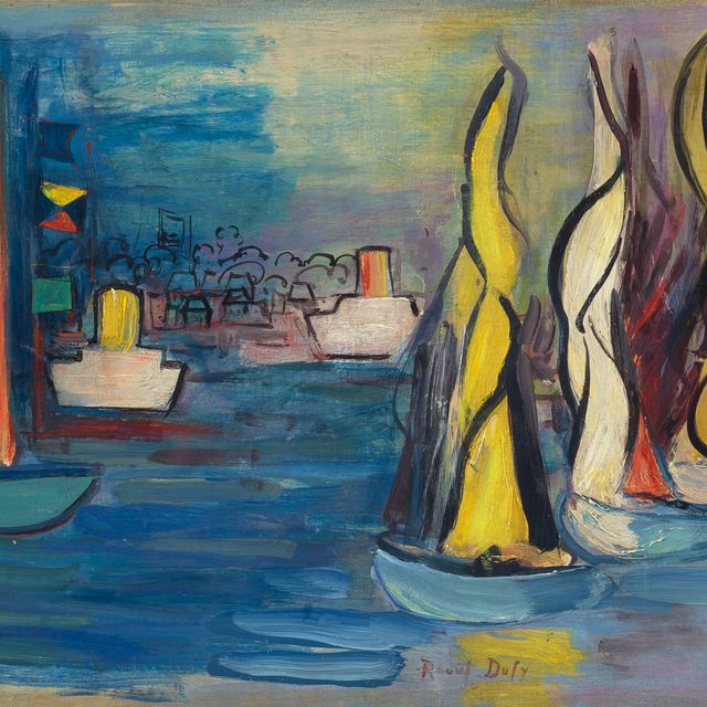 Raoul Dufy — Танцующие вуали в порту Довиля