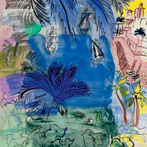 Raoul Dufy — Композиция о портвейне, пальмах и фельетонах из золота