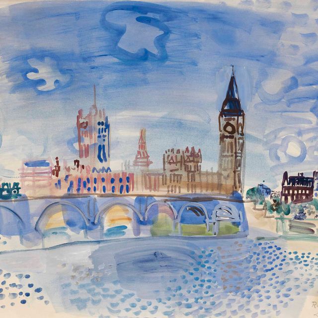 Raoul Dufy — Лондон, парламент