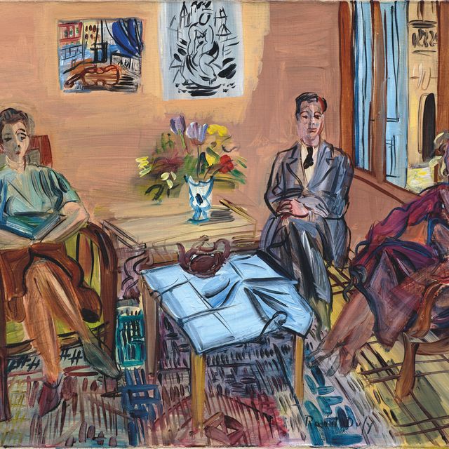 Raoul Dufy — Трое персонажей, работающих танцовщицами в Перпиньяне