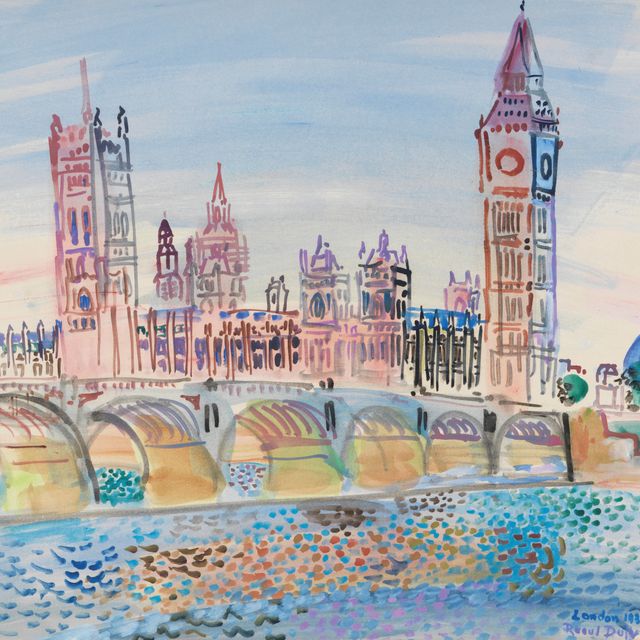Raoul Dufy — Лондон, парламент