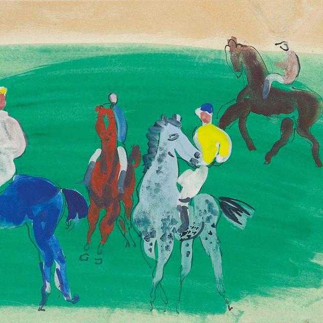 Raoul Dufy — Шесть кавалеров и жокеев