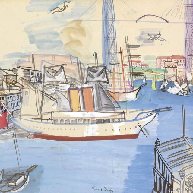 Raoul Dufy — Старый порт Марселя
