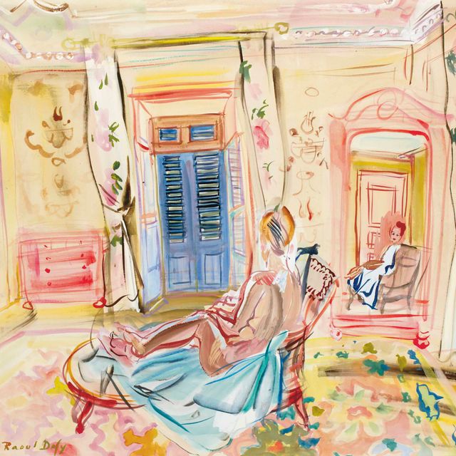 Raoul Dufy — Ну что за радость в доме в Экс-ле-Бене