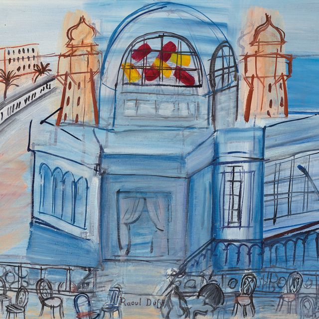 Raoul Dufy — Казино в Ницце в шезлонгах
