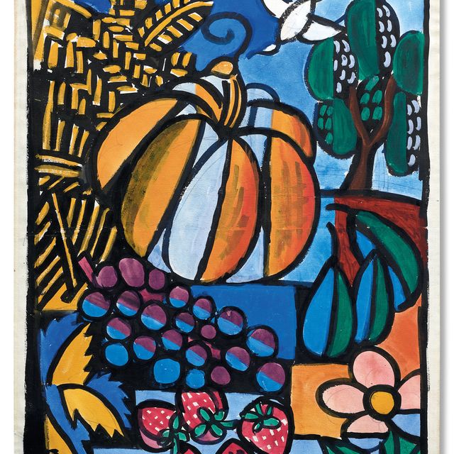 Raoul Dufy — Цитрусовый пирог (этюд к "Песне о бестии" Гийома Аполлинера)