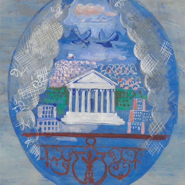 Raoul Dufy — Окно в Париже, ла Мадлен