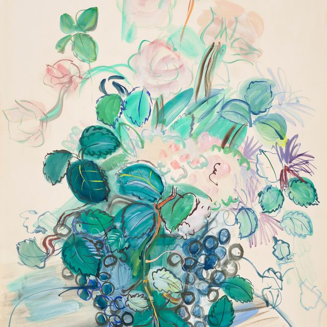 Raoul Dufy — Букет из винограда и роз