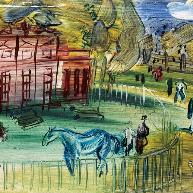 Raoul Dufy — Паддок с Шантильи