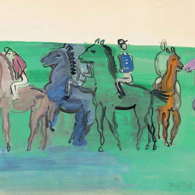 Raoul Dufy — Группа жокеев и всадников
