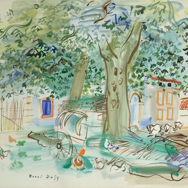 Raoul Dufy — Двор ферм