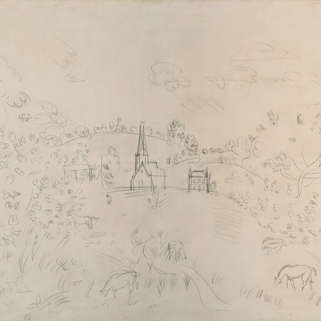 Raoul Dufy — Деревня в Нормандии