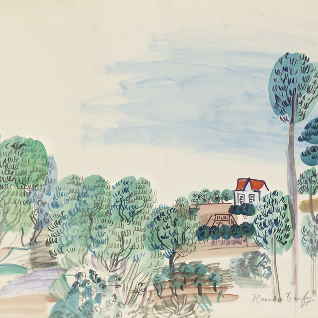 Raoul Dufy — Vue de Provence