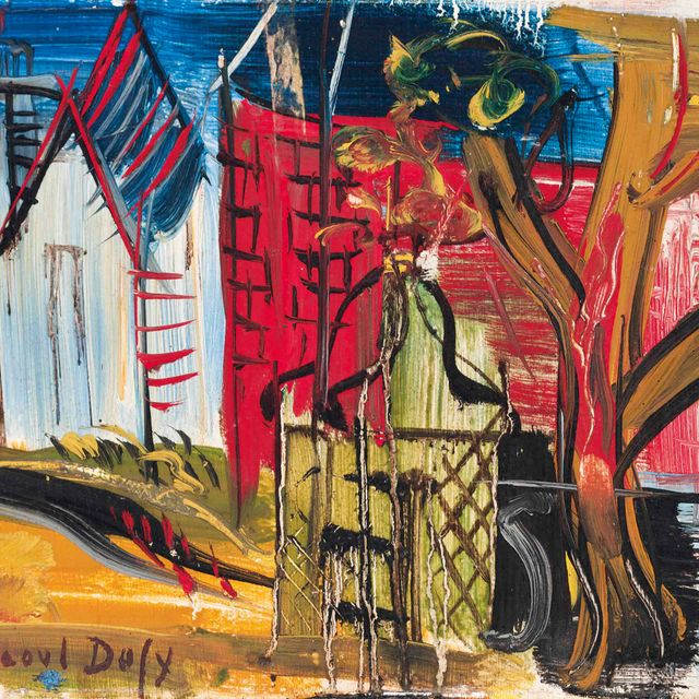 Raoul Dufy — Maison et kiosque