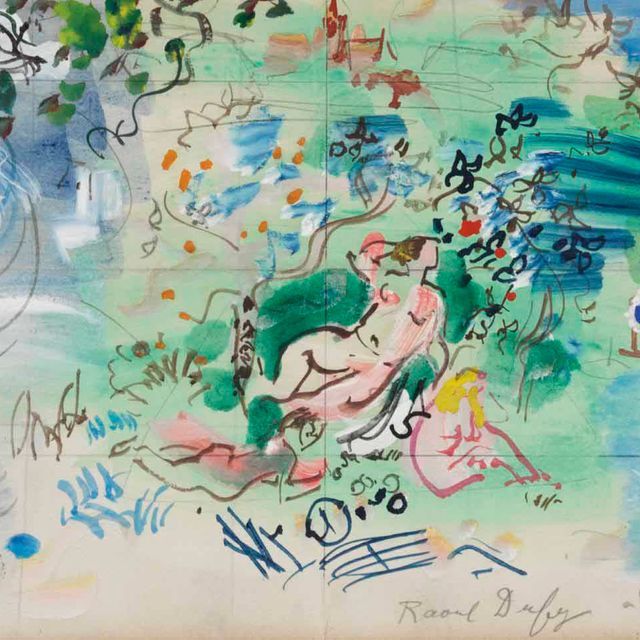 Raoul Dufy — Projet pour "Le bar du Palais de Chaillot"