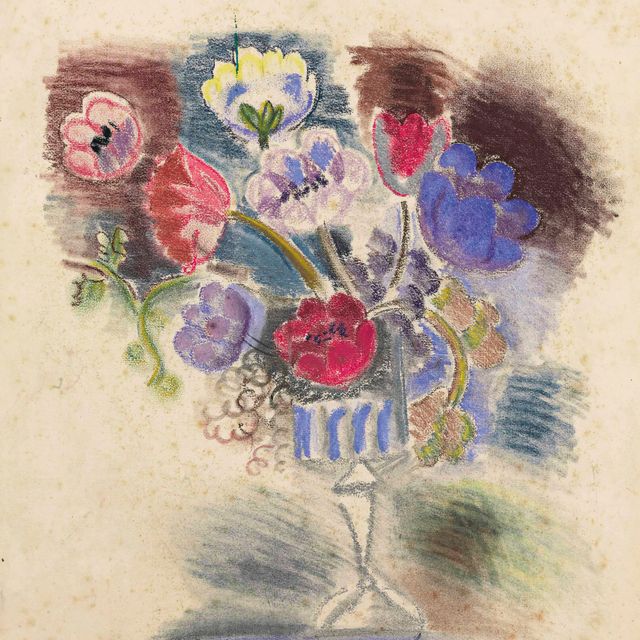 Raoul Dufy — Anémones dans un verre