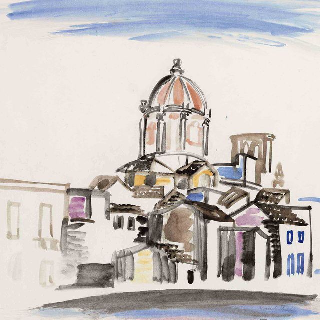 Raoul Dufy — L'église de Syracuse, Italie