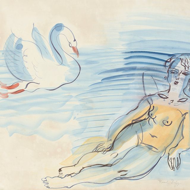 Raoul Dufy — Léda et le cygne