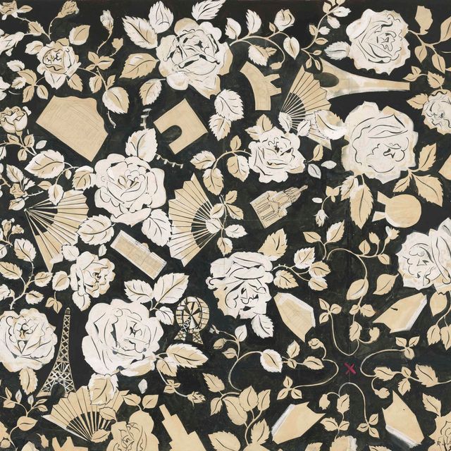Raoul Dufy — Fleurs, monuments de Paris et éventails