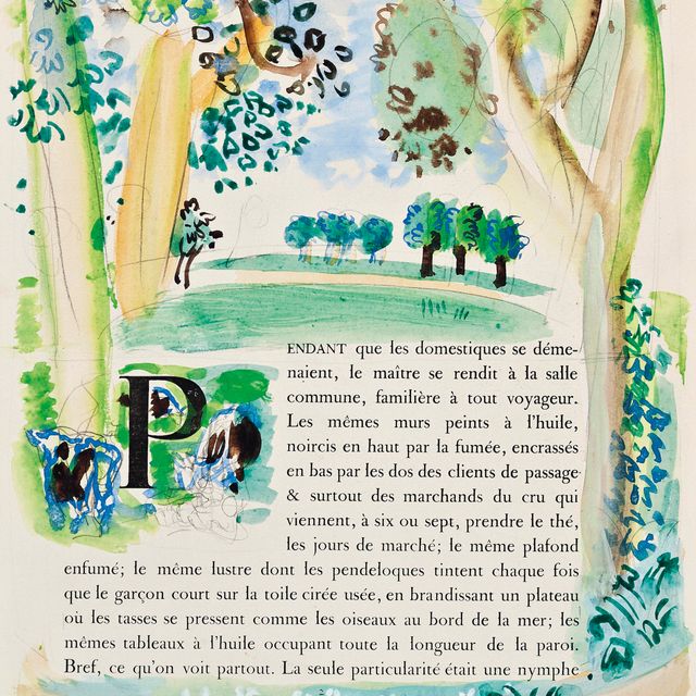Raoul Dufy — Paysage de Normandie