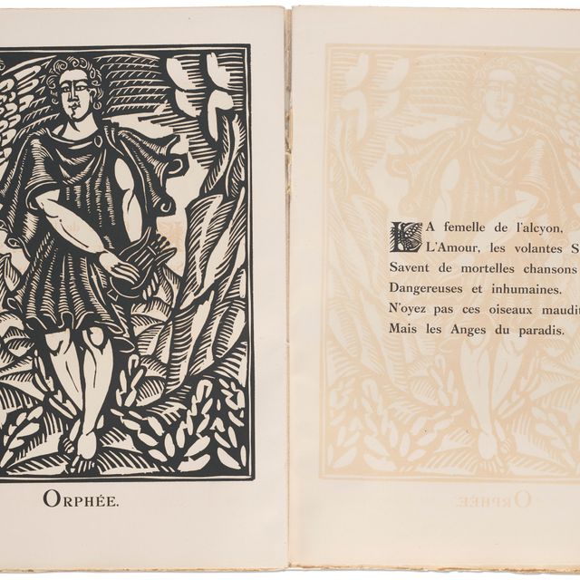 Raoul Dufy — Guillaume Apollinaire, Le Bestiaire ou Cortège d'Orphée , Deplanche, Paris, 1911