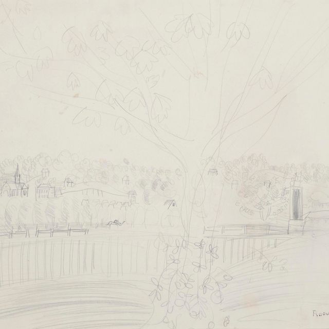 Raoul Dufy — L'arbre dans la paysage