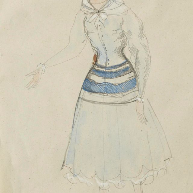 Raoul Dufy — Robe de Paul Poiret