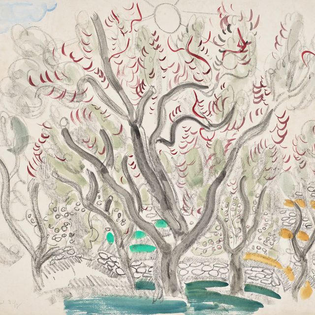 Raoul Dufy — Oliviers