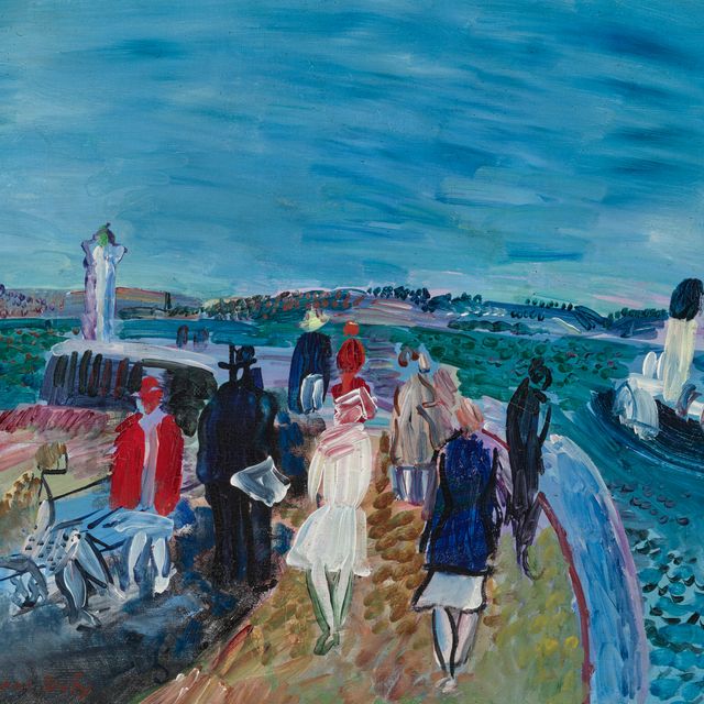 Raoul Dufy — La jetée à Honfleur
