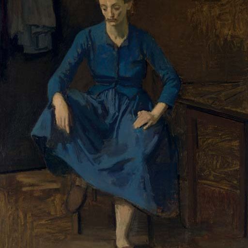 Raphael — Woman in a Blue Dress