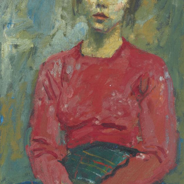 Raphael — Portrait of a Young Woman in Plaid